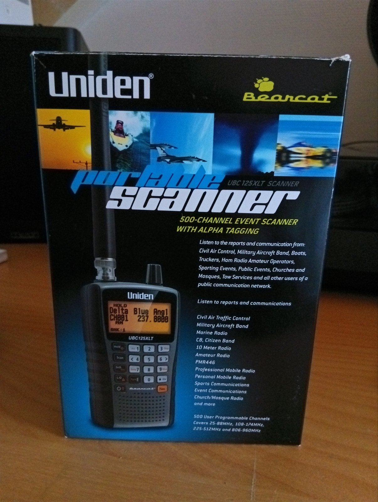 uniden ubc 125 xlt, Ophalen, Zo goed als nieuw, 500 kanalen of meer