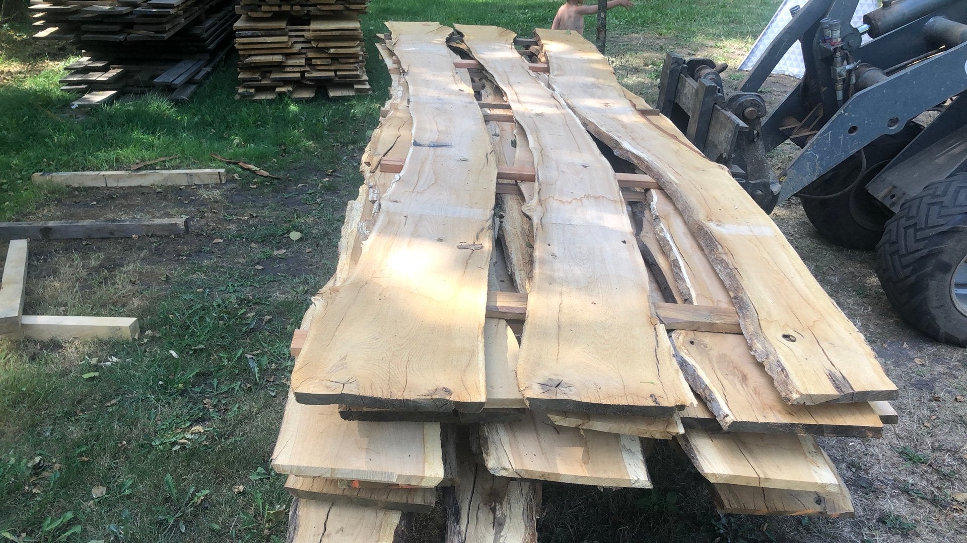 Eiken olanken €145, Ophalen, Zo goed als nieuw, 250 cm of meer, Planken