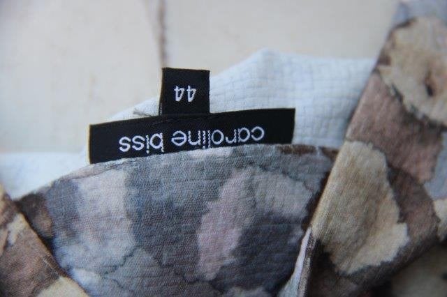 Jurk grijs/ bruin Caroline Biss mt 44 Vaste prijs AANBIEDING, Kleding | Dames, Maat 42/44 (L), Ophalen of Verzenden, Zo goed als nieuw