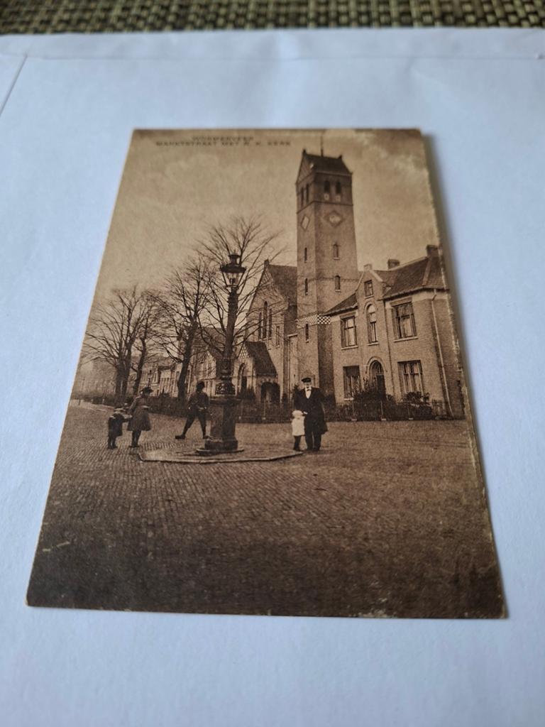Wormerveer  r k kerk  Marktstraat, Ophalen of Verzenden, 1920 tot 1940, Ongelopen, Noord-Holland