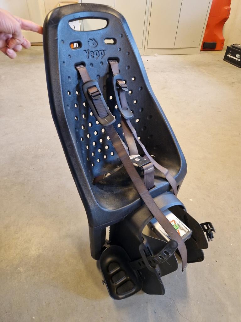 Yepp fietsstoeltje - Achterzitje met voetsteuntjes, Ophalen, Achterzitje, Yepp, 9 t/m 18 kg