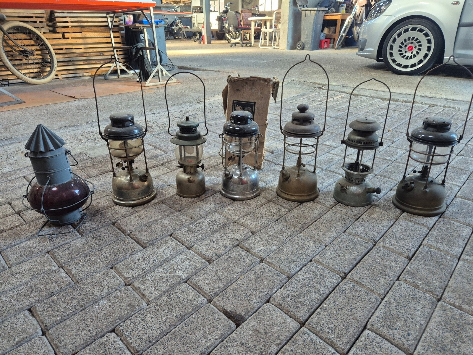petroleum gas lampen gaslamp tilley coleman, Antiek en Kunst, Ophalen