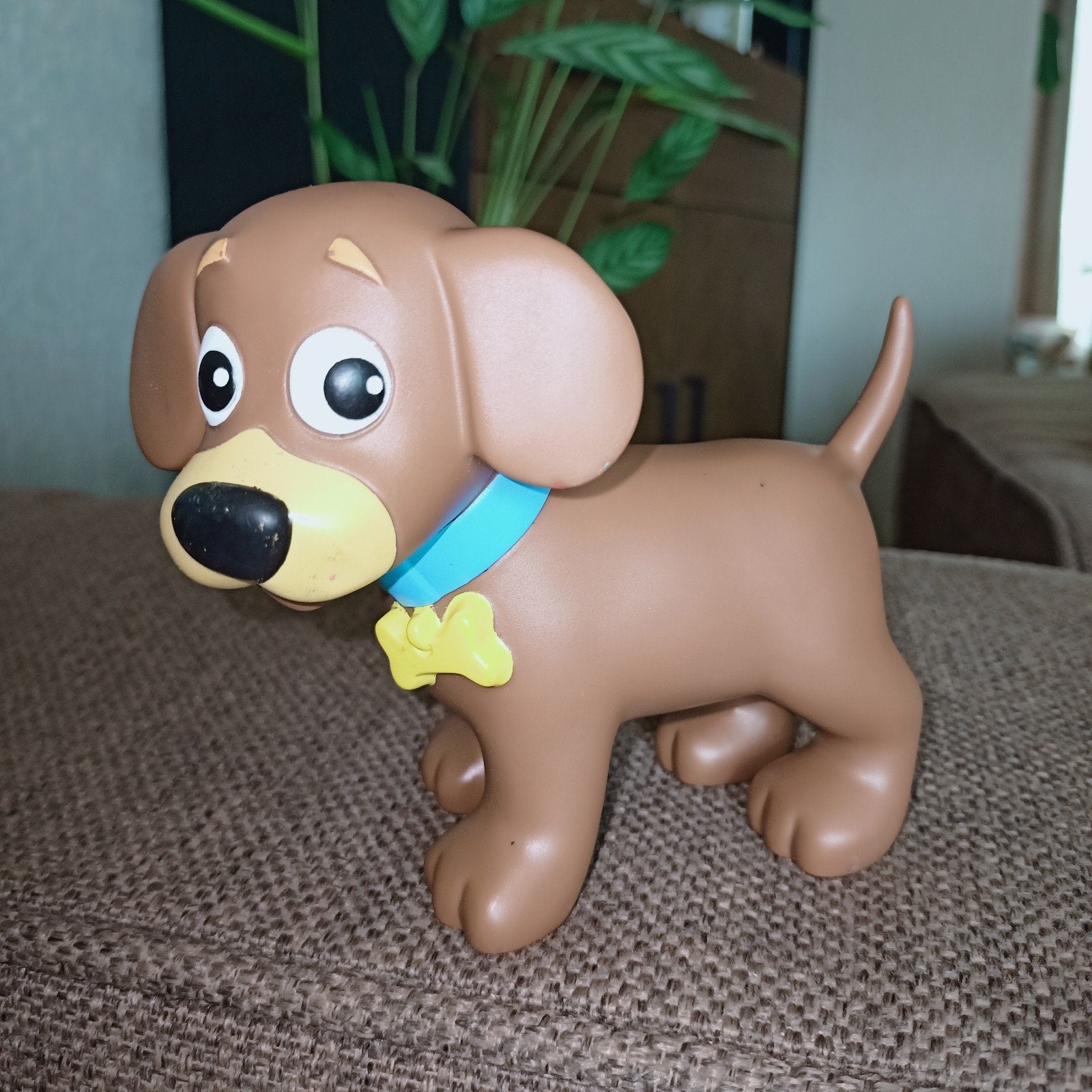 Vintage vinyl hond, perrito, dora the explorer, mattel, 2003, Gebruikt, Overige merken, Overige karakters, Klein (minder dan 20 cm)