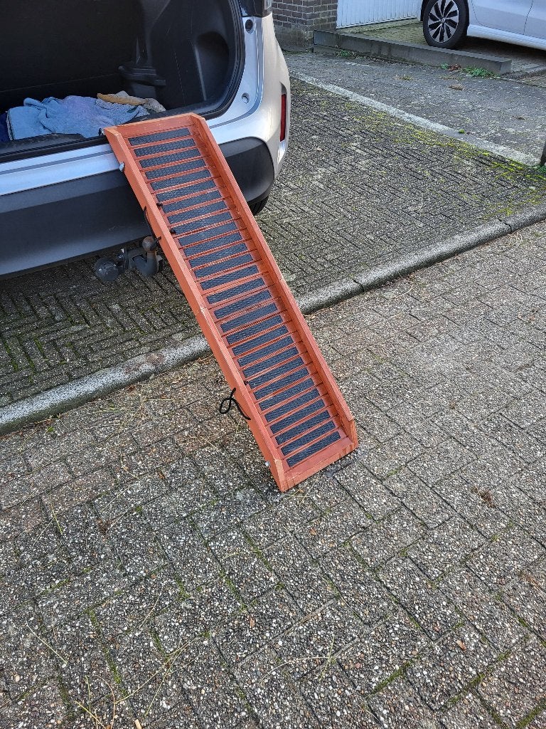 Hondenloopplank, Ophalen, Gebruikt