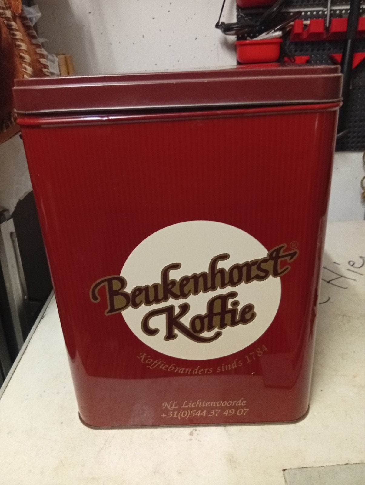 Vintage Beukenhorst Koffie blik, Ophalen of Verzenden