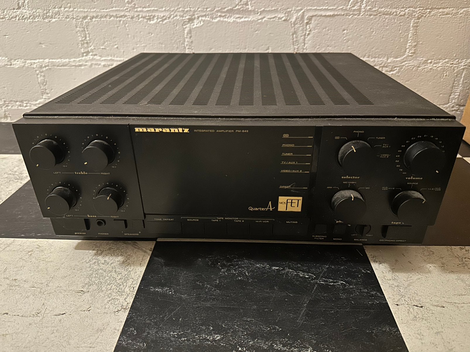 Marantz PM-84 MKII geïntegreerde stereo versterker, Ophalen, Zo goed als nieuw, 120 watt of meer, Marantz