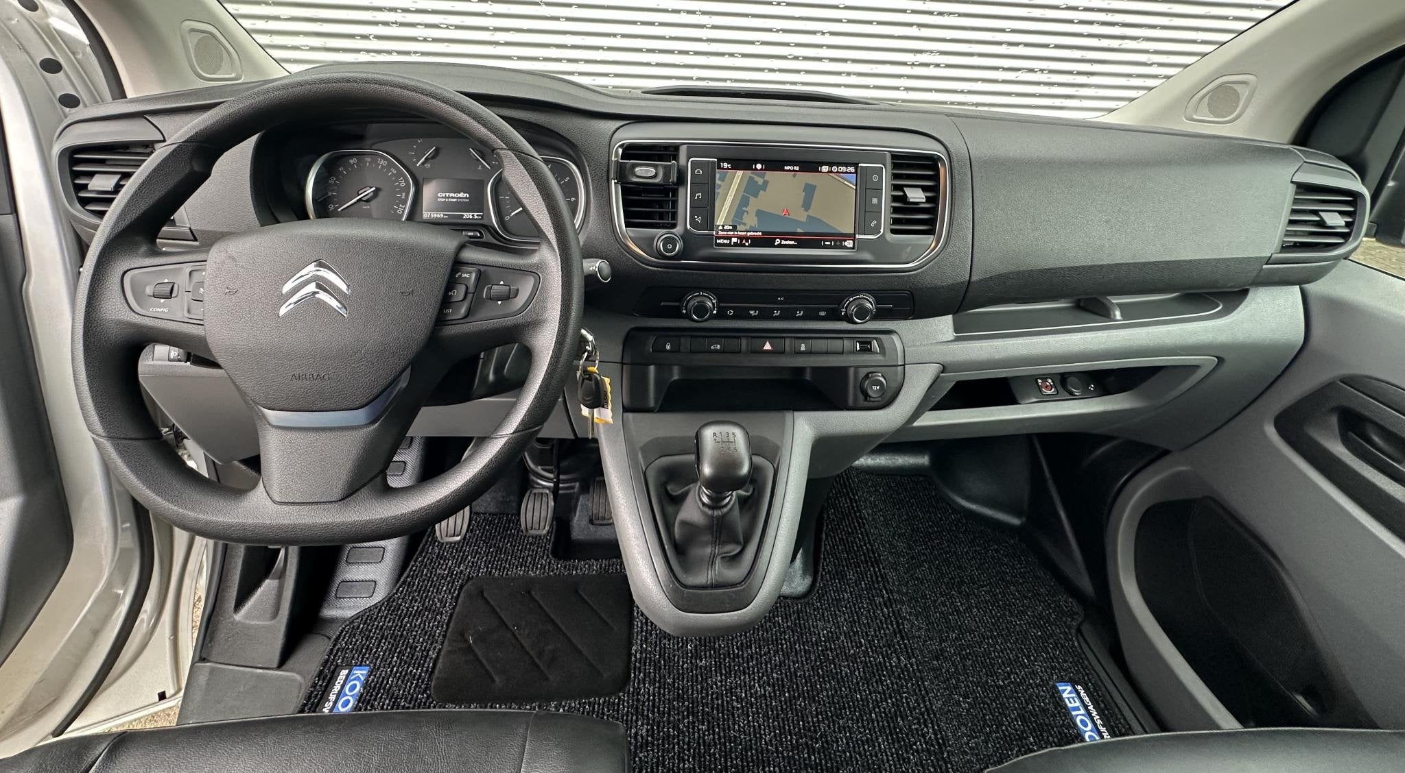 Citroen Jumpy 2.0 BlueHDI 120PK Dubbele cabine dc MARGE BTW, Voorwielaandrijving, Stof, Gebruikt, Euro 6