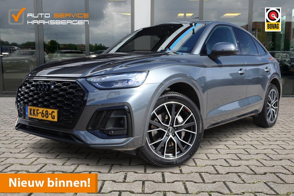 Audi Q5 Sportback 55 TFSI e S-Line | RS Stoelen | ACC | B&O, Auto's, Audi, Automaat, Gebruikt, 4 cilinders, Bedrijf