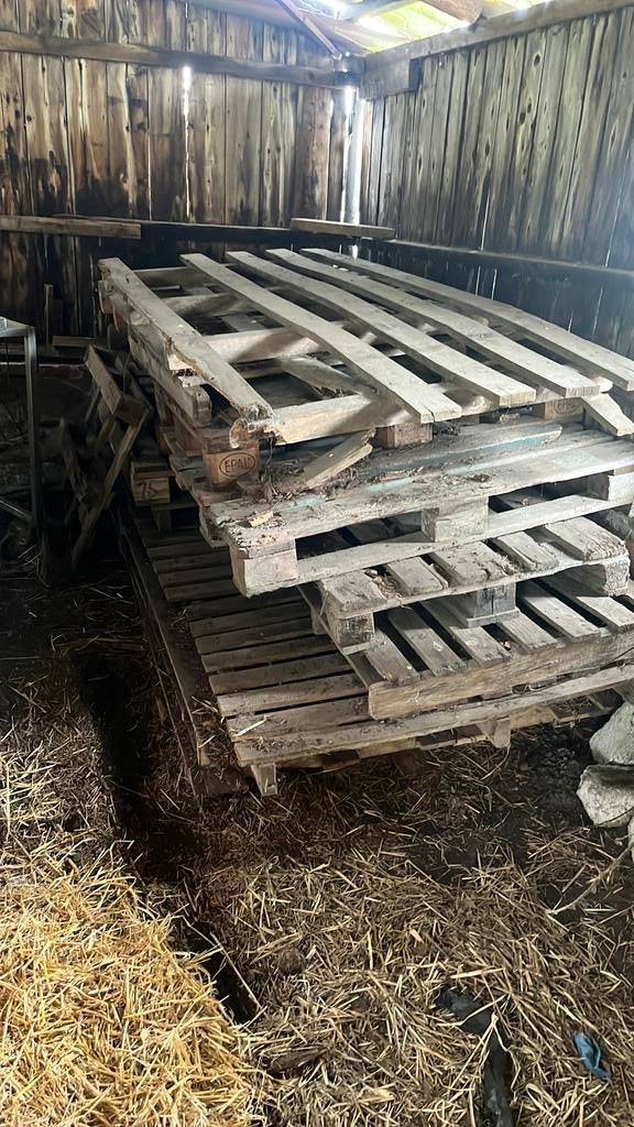 Pallets, Minder dan 3 m³, Ophalen