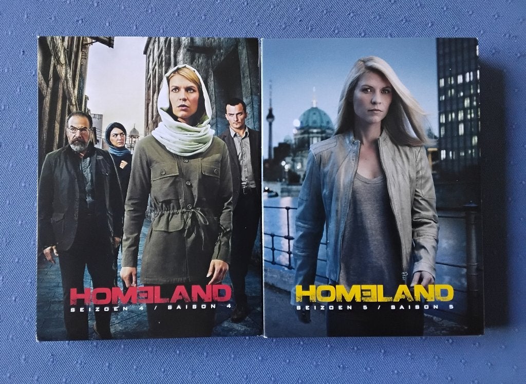 DVD Homeland complete seizoen 4 én 5, Vanaf 12 jaar, Ophalen, Zo goed als nieuw, Overige genres