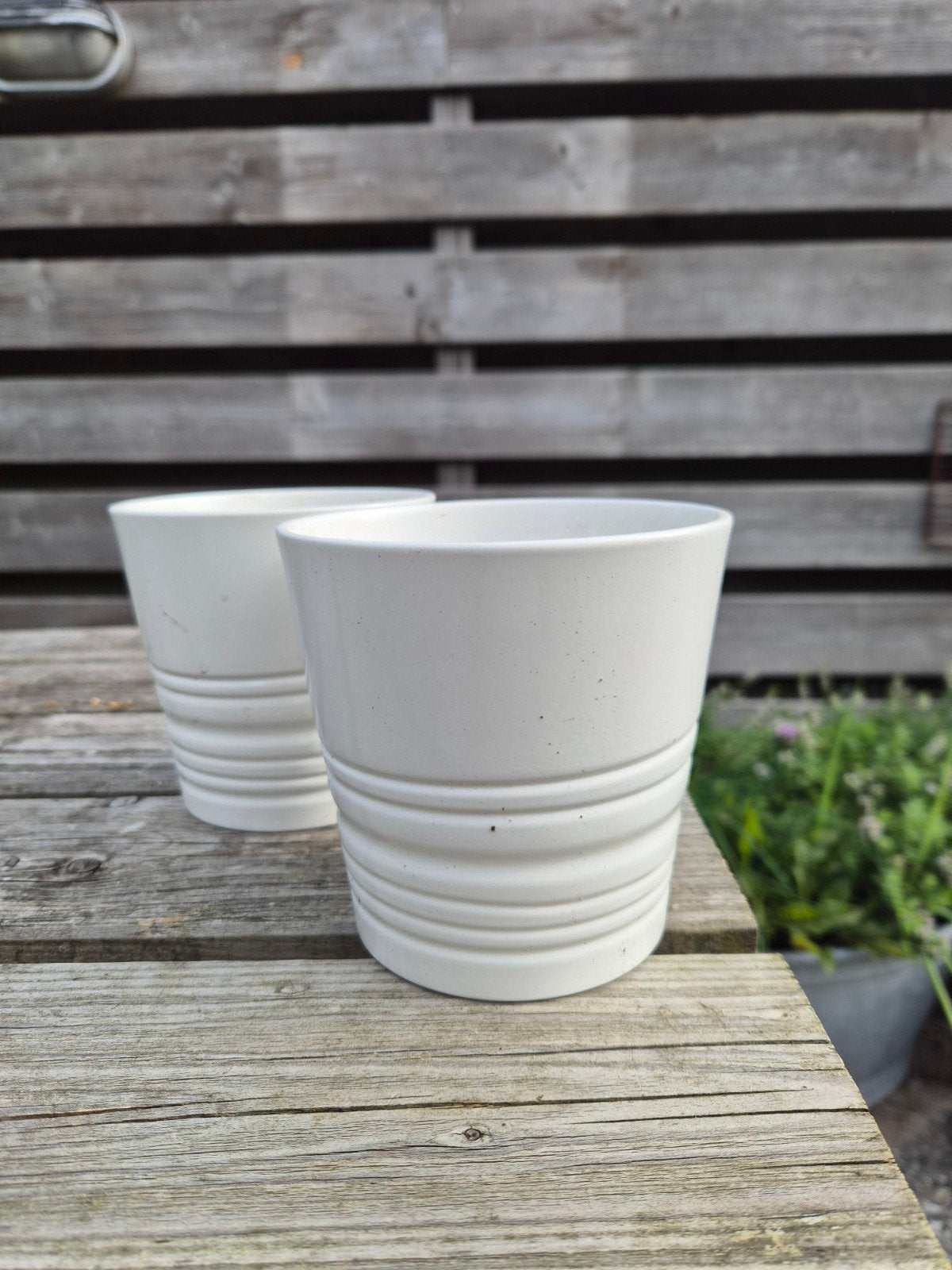 ikea potten, Tuin en Terras, Ophalen, Rond, Zo goed als nieuw, Aardewerk