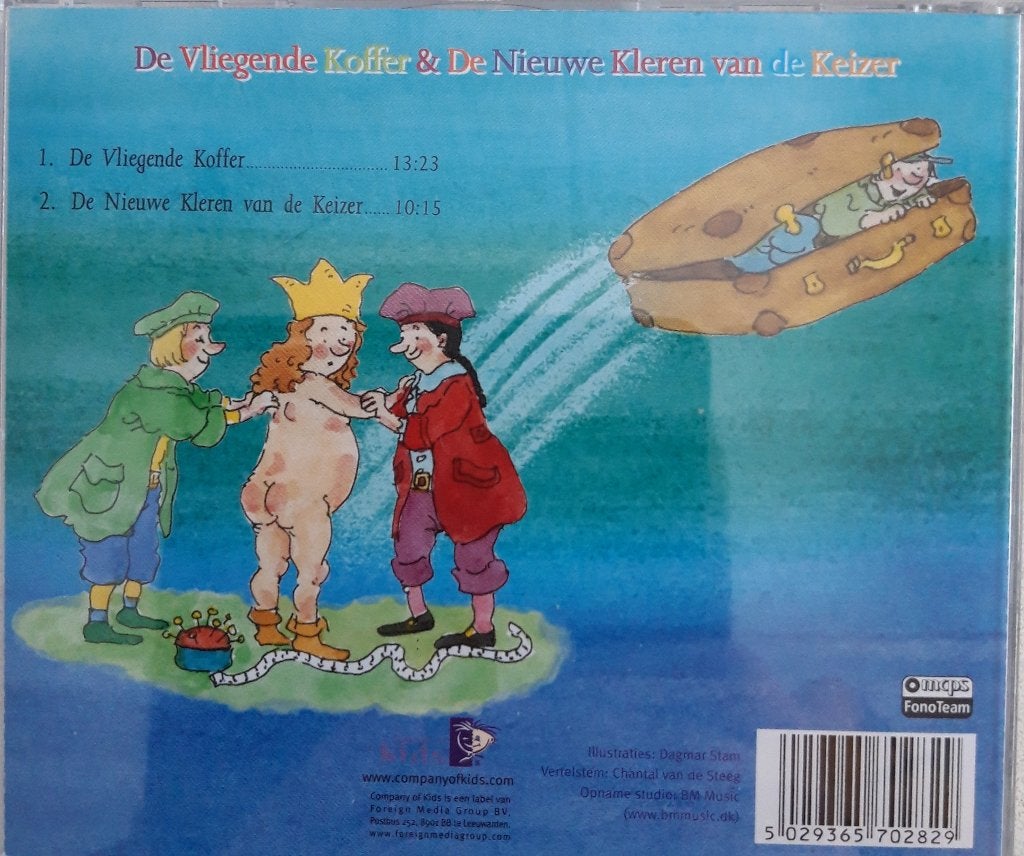 H.C. Andersen luisterboek: De Vliegende Koffer Nieuwe Kleren