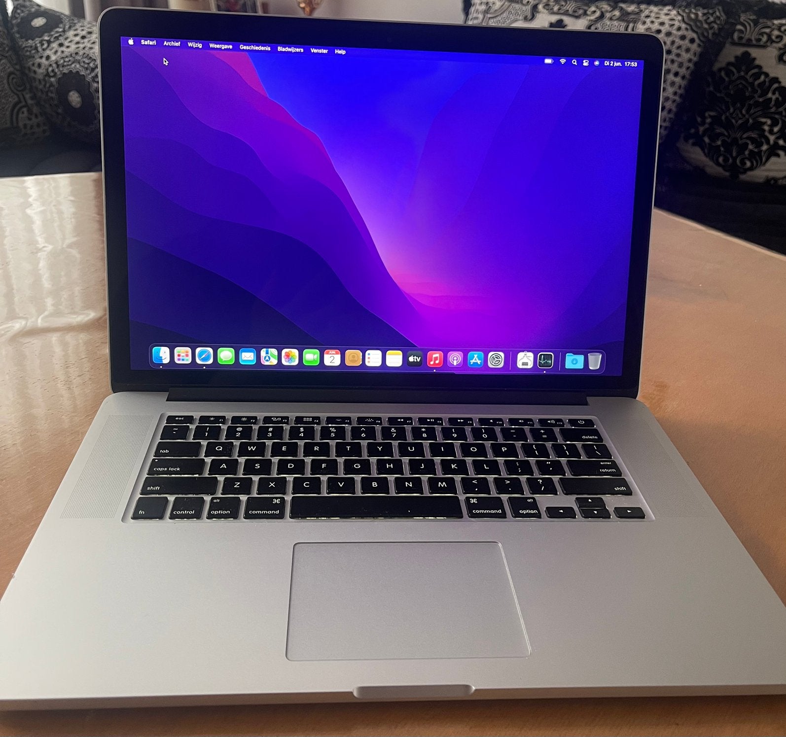 MacBook Pro 15” 2015 i7 / 16GB / 500GB SSD + nieuwe batterij, Computers en Software, Apple Macbooks, 2 tot 3 Ghz, 15 inch, Zo goed als nieuw