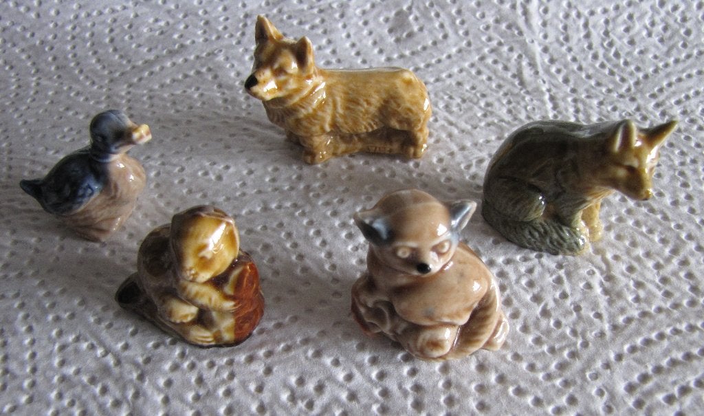 Wade England beeldjes set 2 van 5 dieren compleet, Ophalen, Zo goed als nieuw, Dier