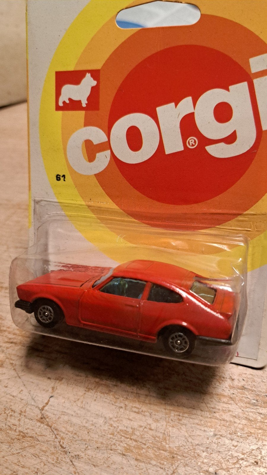 Ford Capri Corgi  miniatuur, Ophalen of Verzenden, Nieuw, Auto