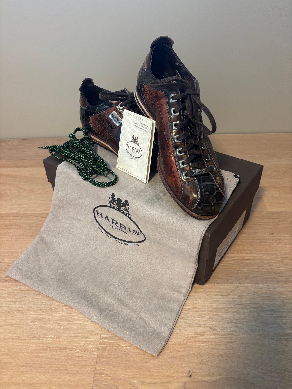 Harris Herenschoen (sportieve sneakers) bruin/brons maat 41, Ophalen of Verzenden, Zo goed als nieuw, Bruin, Sneakers of Gympen