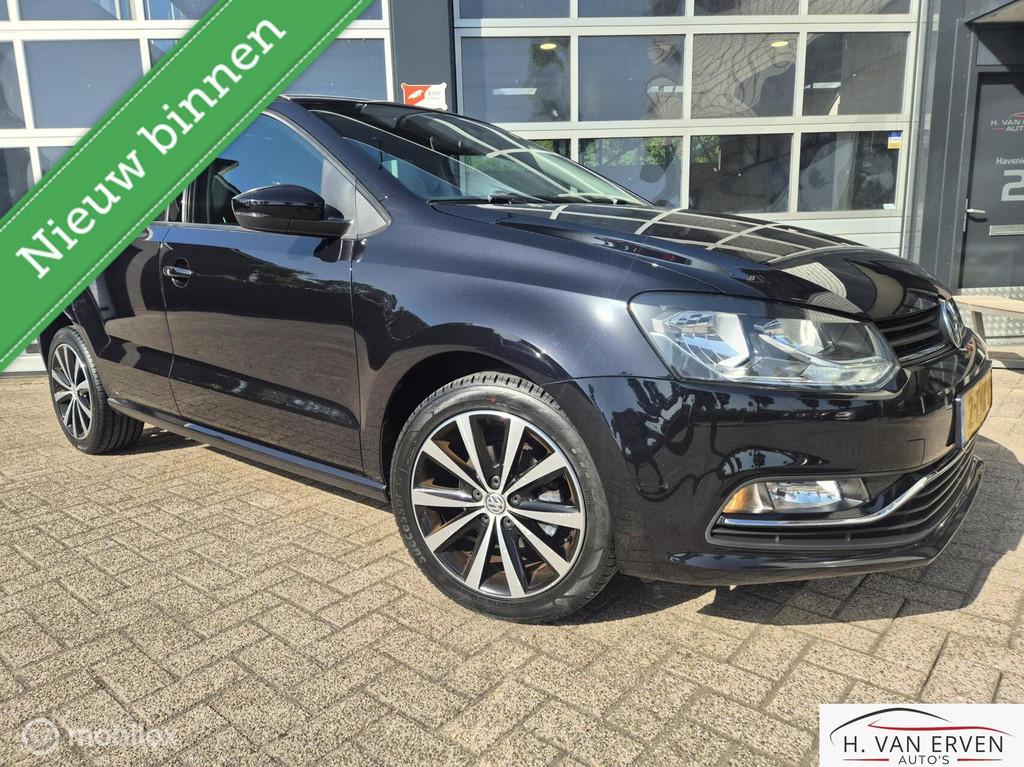 Volkswagen Polo 1.2 TSI Highline CLIMA CRUISE 16" NAP, Auto's, 40 €/maand, Euro 6, 4 cilinders, Zwart