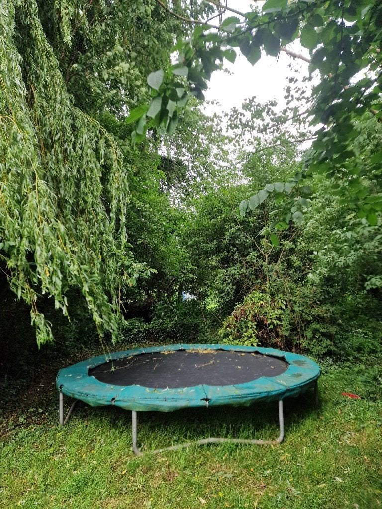 trampoline (circa 3 meter), Ophalen, Gebruikt