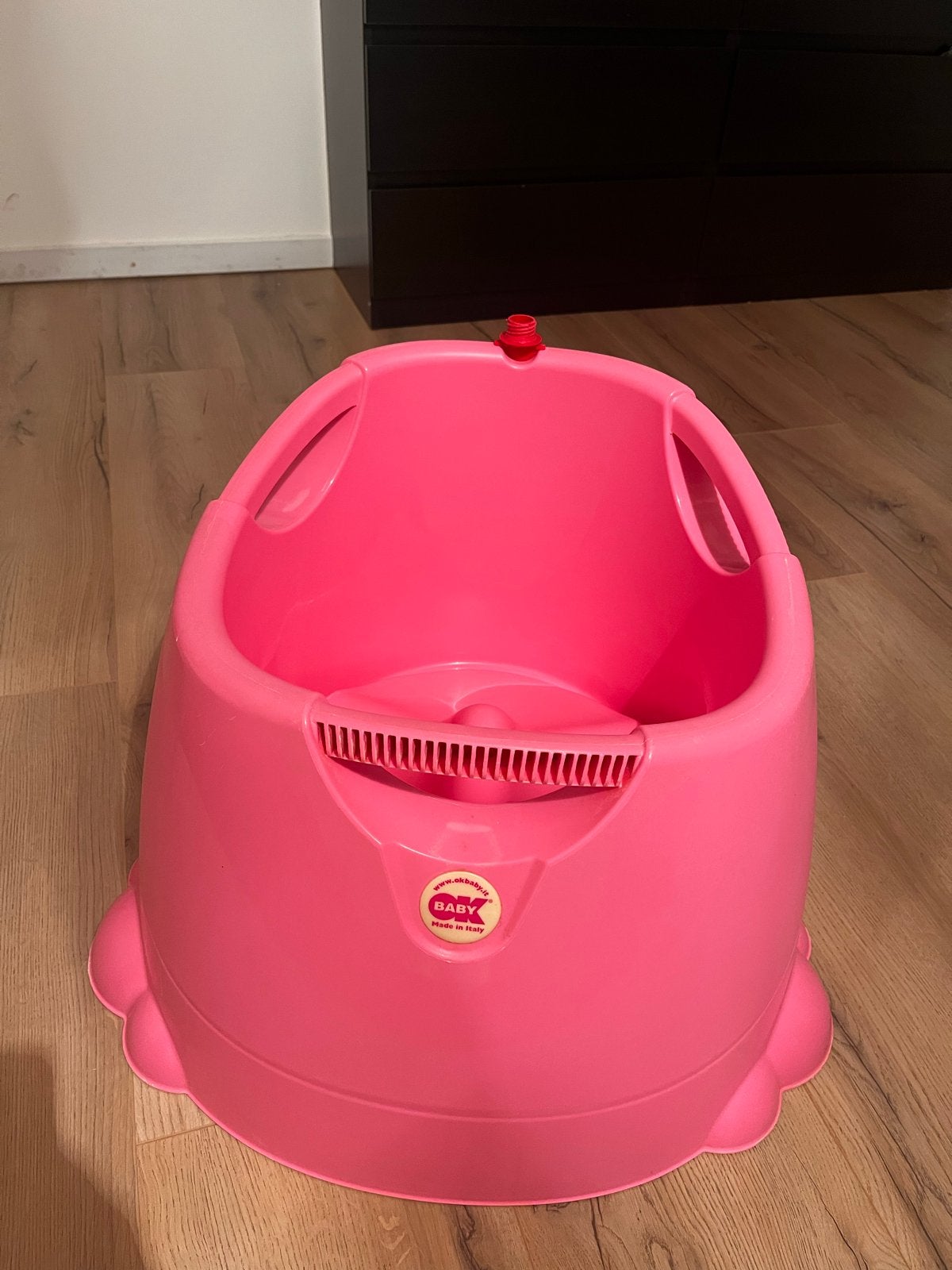 OK Baby Opla Babybadje - Roze Zitbadje, Kinderen en Baby's, Ophalen, Gebruikt, Badje, Overige merken