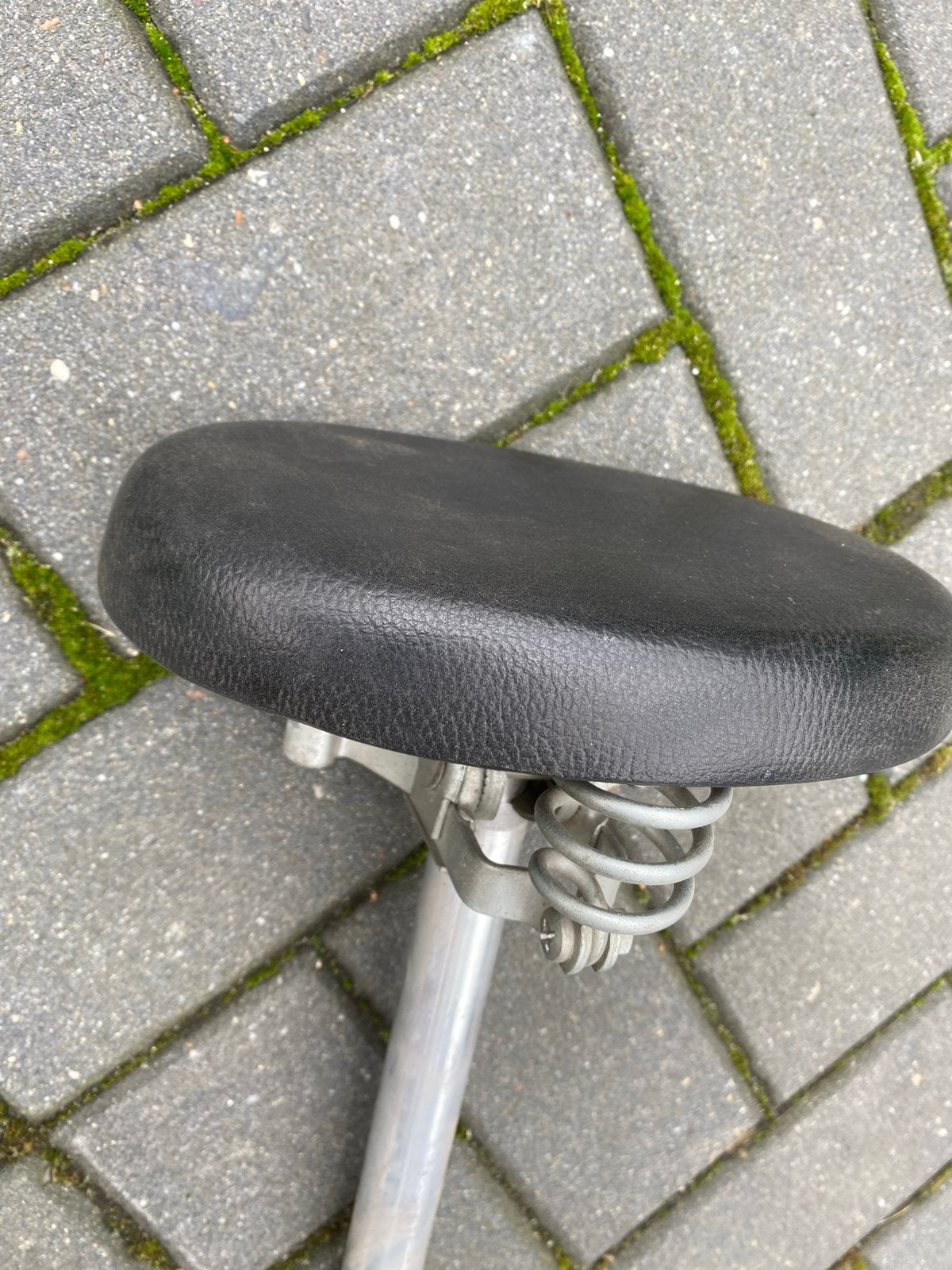 Lepper Rokzadel - Comfortabel fietszadel met vering, Gebruikt, Kunststof, Ophalen of Verzenden, Zadel