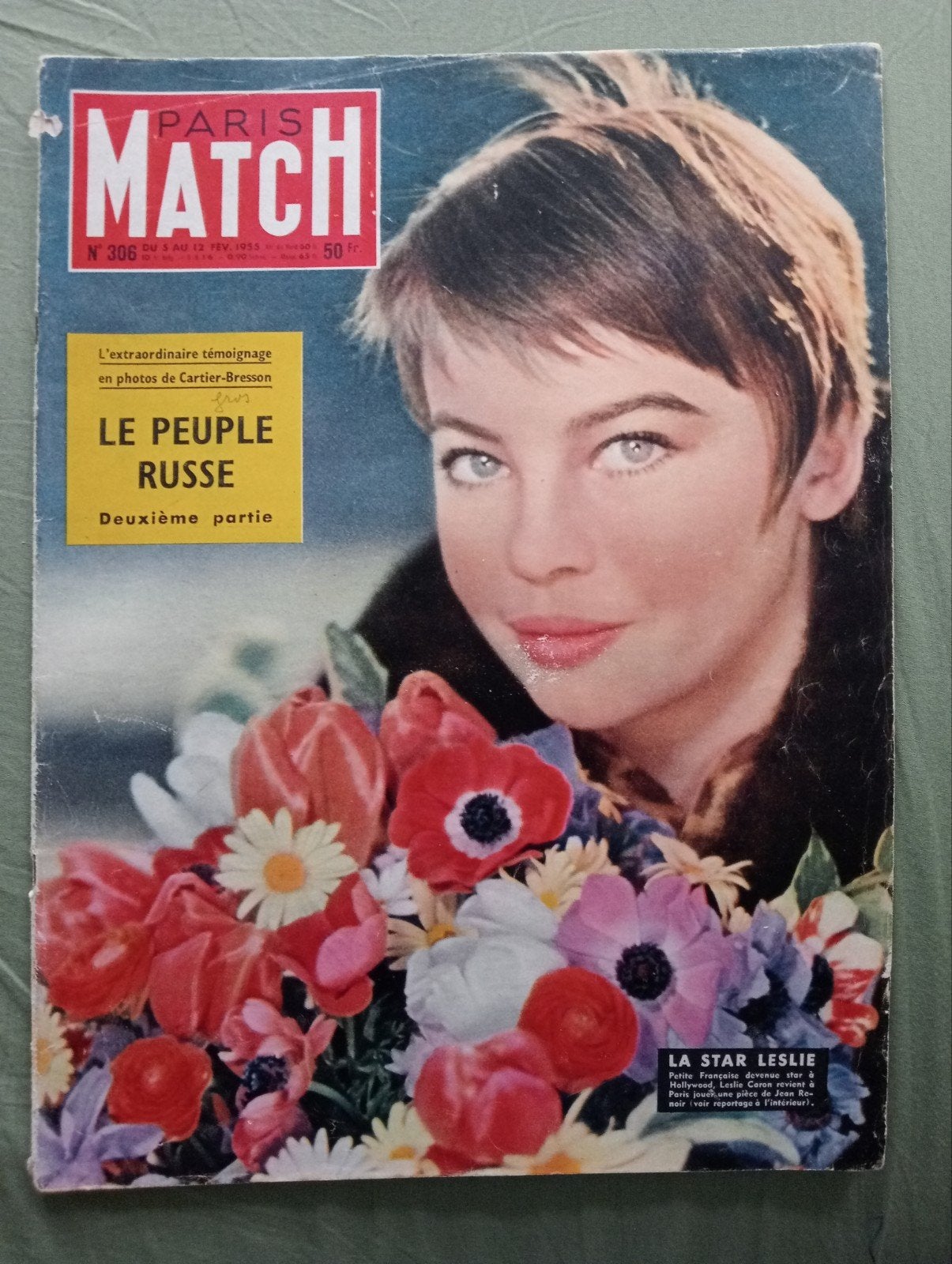 Paris Match N306 - Le Peuple Russe - Zeer Redelijke Staat, Ophalen of Verzenden, Gelezen, Overige typen