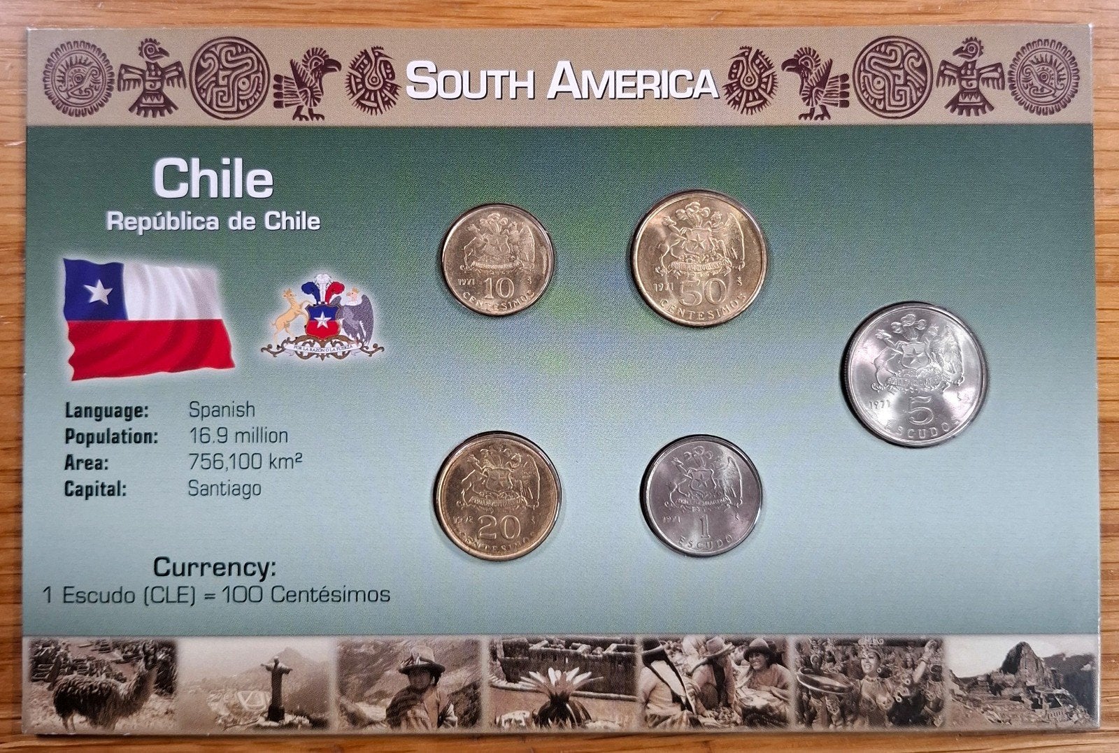 Coins of the World muntset Chili, Ophalen of Verzenden, Zuid-Amerika