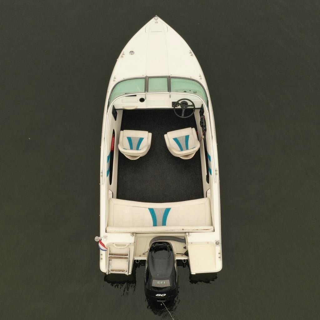 Astromar 470SL Speedboot MERCURY 80 PK 4 TAKT incl. Trailer!, Ophalen, 6 meter of meer, 70 tot 120 pk, Zo goed als nieuw
