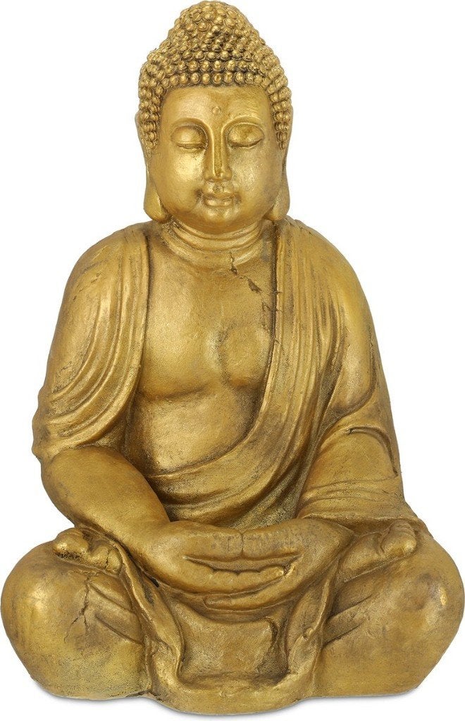 Koopje ! boeddha beeld - zittend - 70 cm - goud, Ophalen, Nieuw, Babijhandel@gmail.com, Babij