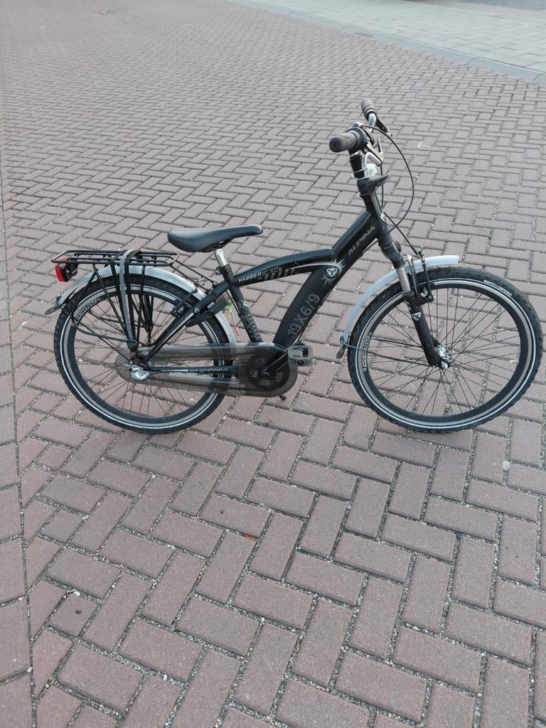 Mooie jongensfiets 24 inch alpina met versnellingen, Overige merken, Velgrem, Versnellingen, Ophalen of Verzenden