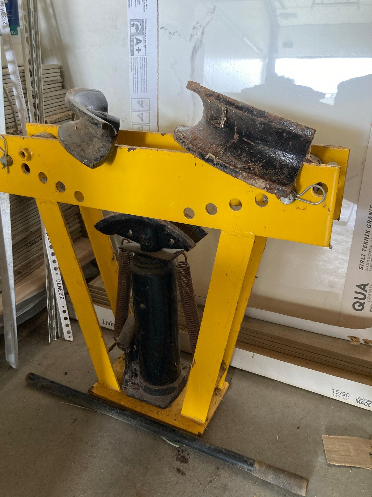 Hydraulische pijpenbuiger, Ophalen of Verzenden, Gebruikt