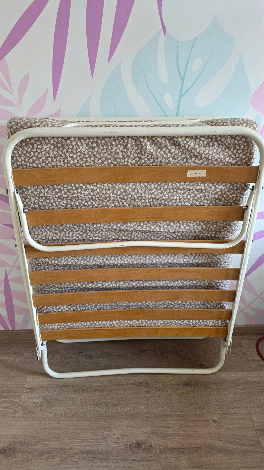 Opklapbed Inklapbed 190x80cm met matras, zo goed als nieuw, Huis en Inrichting, Slaapkamer | Bedden, Eenpersoons, Ophalen of Verzenden