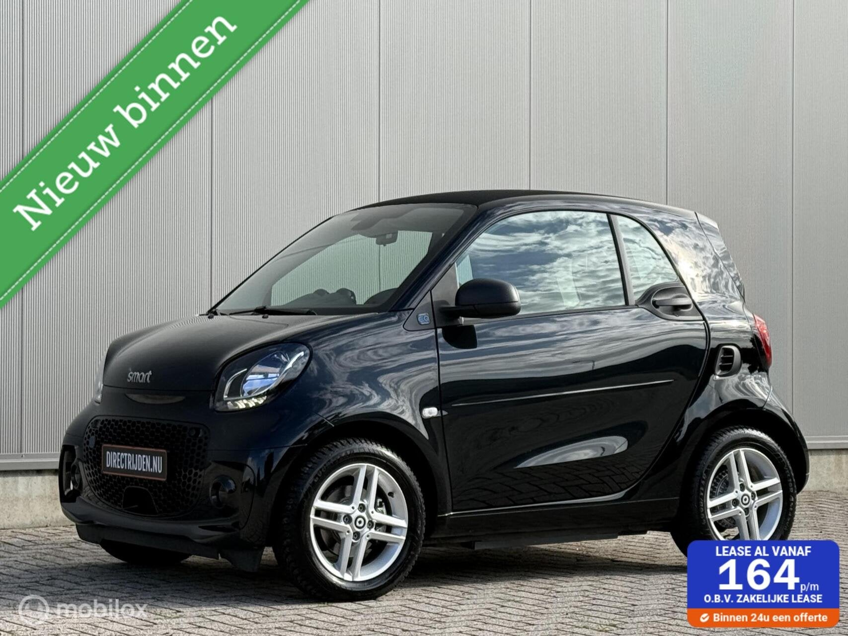 Smart ForTwo EQ 18 kWh | Stoelverwarming | Cruise | SOH 93%, Automaat, Gebruikt, Zwart, 1095 kg