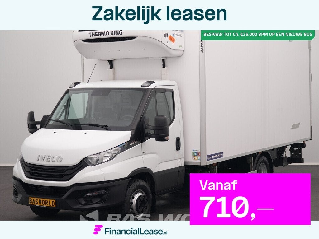Iveco Daily 72C21 3.0L Automaat Lamberet Laadklep Koelwagen, Stof, Gebruikt, Euro 6, 4 cilinders