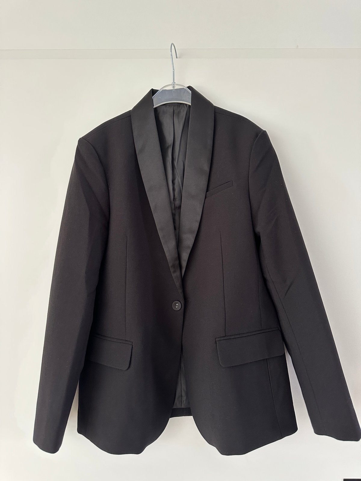 Zwart Blazer / Colbert jasje WE fashion maat 158/164, Ophalen of Verzenden, Zo goed als nieuw, Jongen, Jas