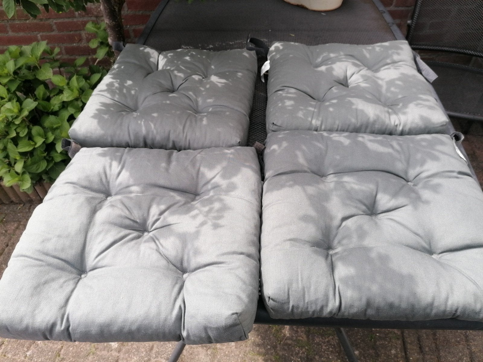 4 zo goed als nieuwe tuinstoelkussens, Ophalen of Verzenden, Zo goed als nieuw