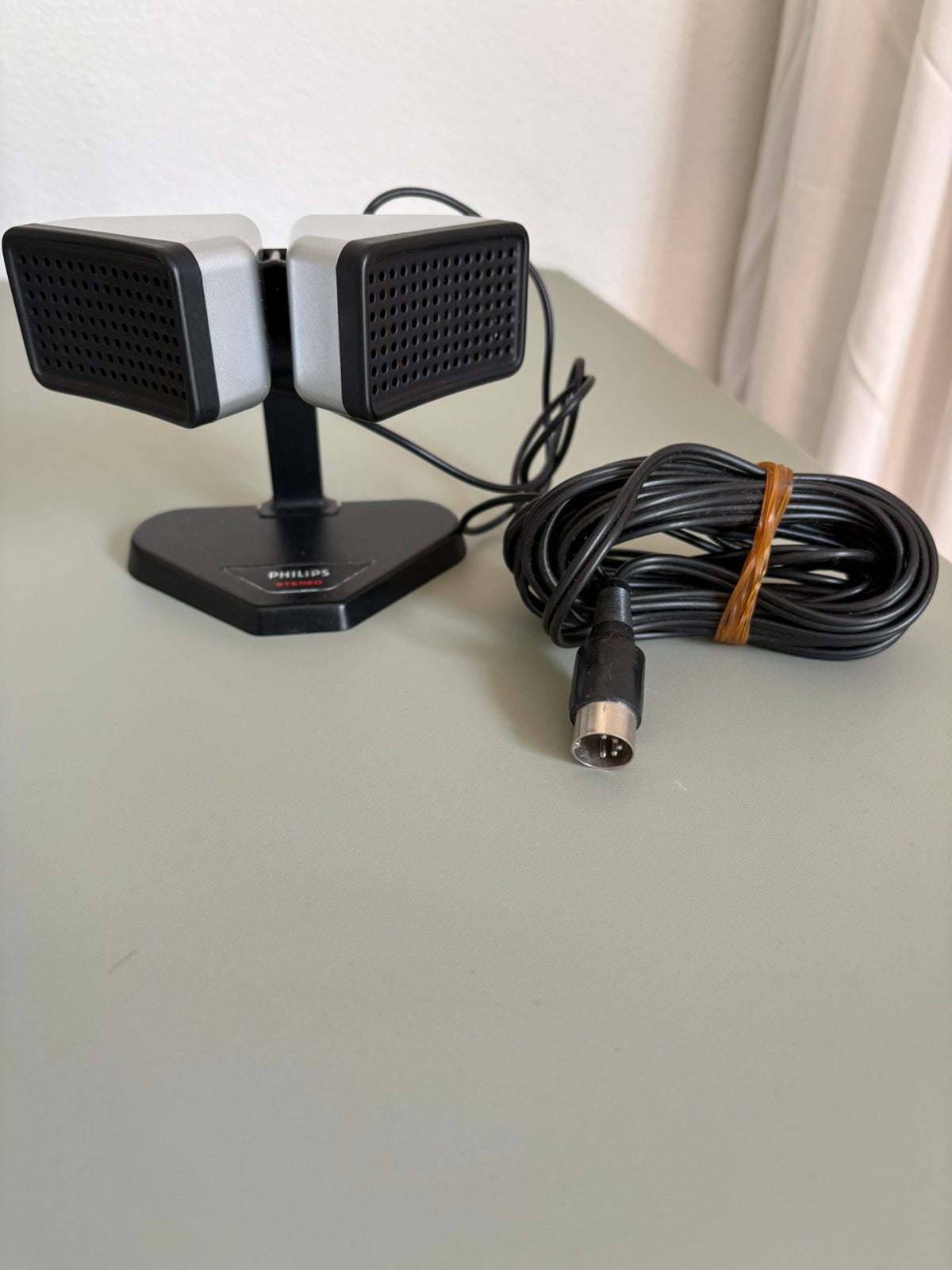 Philips N8402 stereo microfoon, Ophalen of Verzenden, Gebruikt, Overige typen