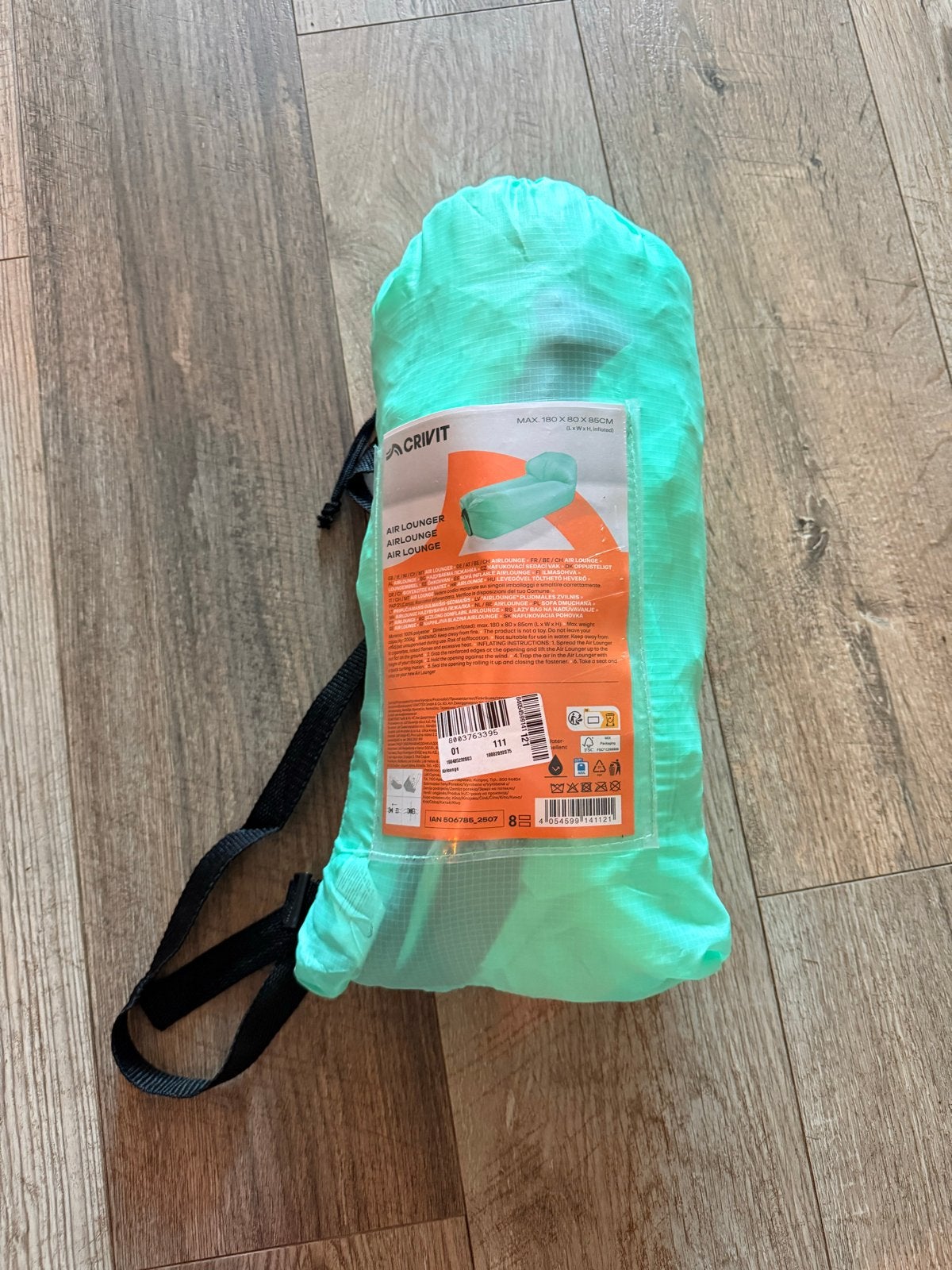 Crivit Airlounger - Opblaasbare loungebank, Ophalen of Verzenden, Nieuw, 1-persoons