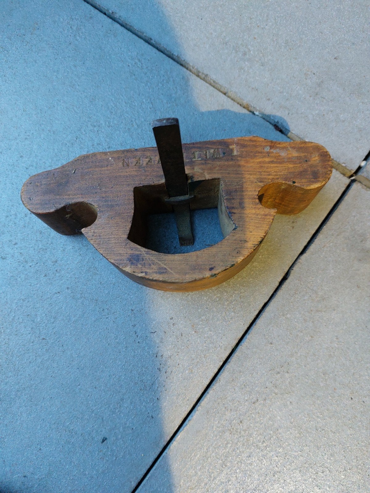 Oude grondschaaf (horletoet, oudewijventand, trappenschaaf), Doe-het-zelf en Verbouw, Ophalen of Verzenden, Gebruikt
