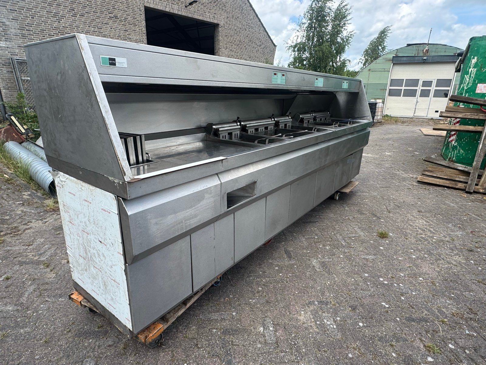 Professionele Kiremko Frituurinstallatie - Gebruikt, Zakelijke goederen, Horeca | Keukenapparatuur, Ophalen, Gebruikt, Fornuis, Frituur en Grillen