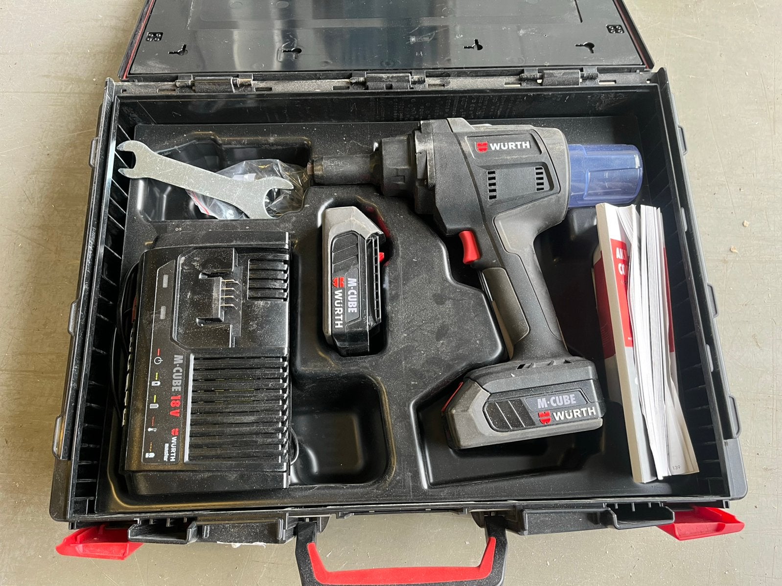 Würth ANG 18 COMPACT M-CUBE Accu blindklinknagelmachine, Gebruikt, Overige merken, ., Würth