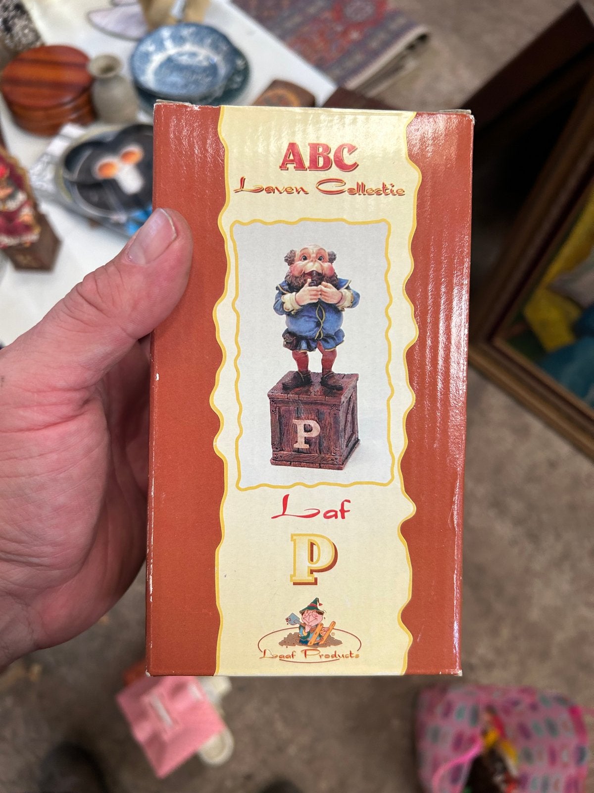 Laaf beeldje in doos “P” - ABC Laven Collectie, Ophalen, Nieuw