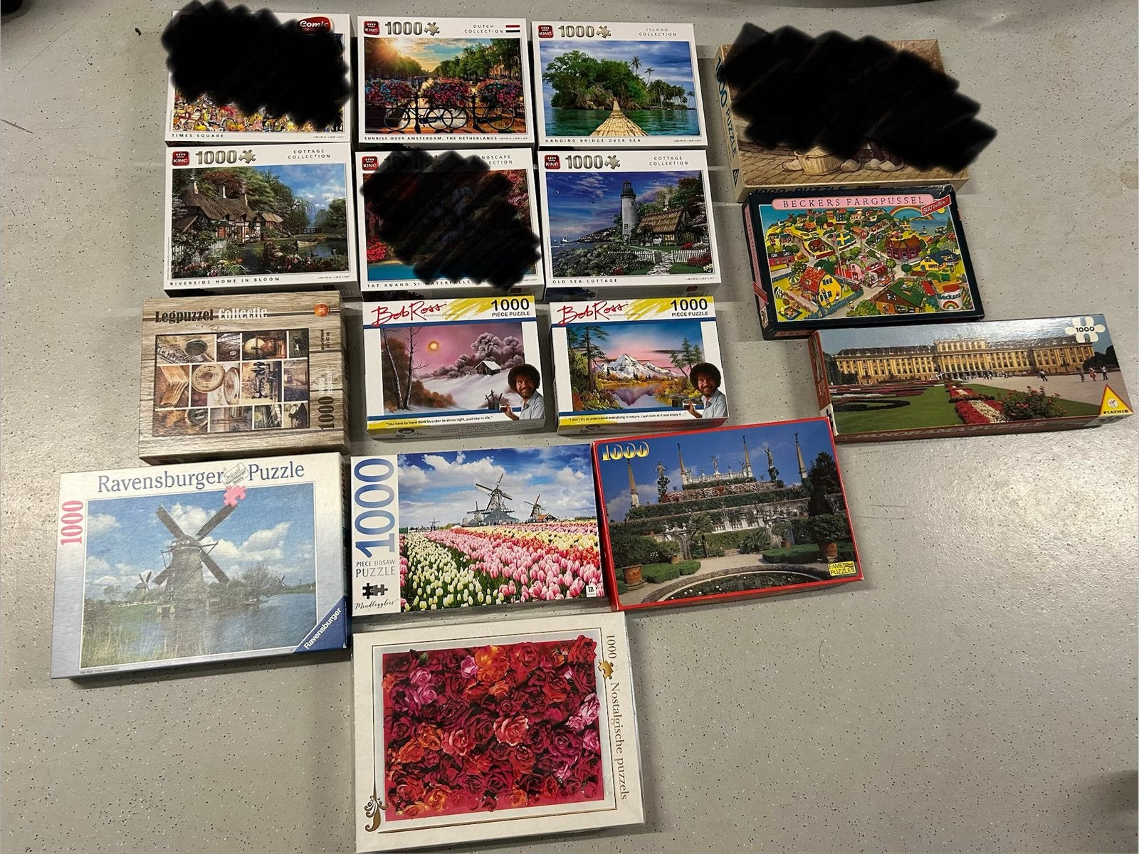 Puzzels met 1000 stukjes, Ophalen of Verzenden, 500 t/m 1500 stukjes, Zo goed als nieuw, Legpuzzel