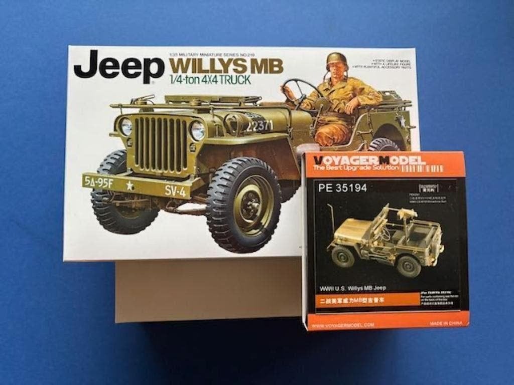 Tamiya Jeep & Voyager update set 1/35 35219 pe35194, Verzenden, Nieuw, 1:32 tot 1:50, Italeri