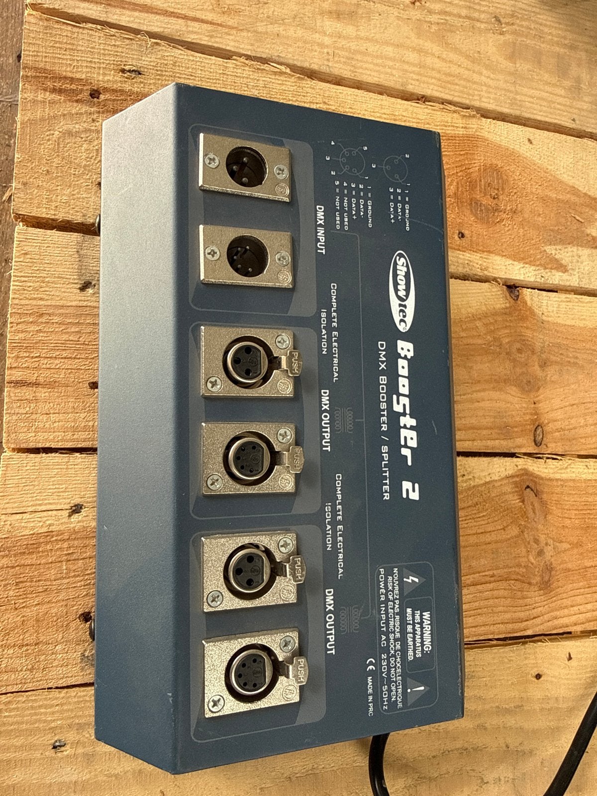 Showtec DMX Booster / Splitter 2, Ophalen of Verzenden, Gebruikt, Overige typen