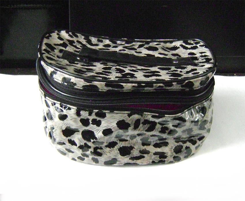 make-up tas panther print gothic punk rock rockabilly MUA, Ophalen of Verzenden, Zo goed als nieuw, Overige kleuren, Heer of Dame