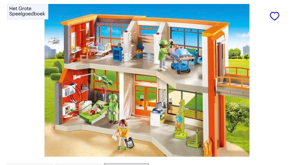 Playmobil Kinderziekenhuis met ambulance en accessoires, Kinderen en Baby's, Speelgoed | Playmobil, Ophalen, Gebruikt