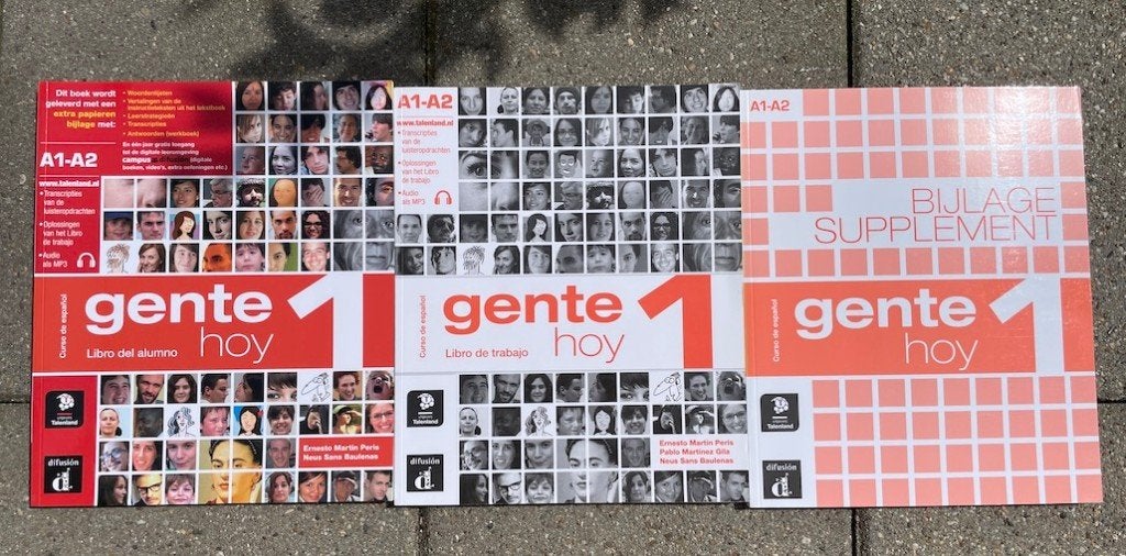 3 Boeken Gente Hoy 1-  Spaans leren + Bijlage Nederlands, Boeken, Ophalen, Zo goed als nieuw