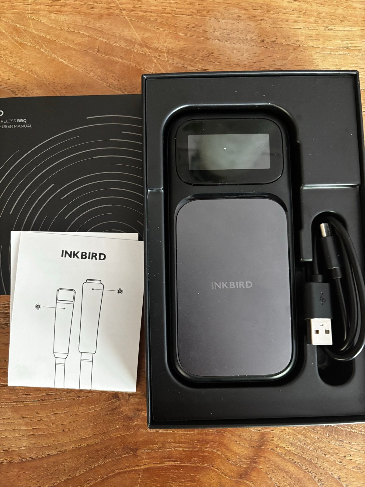 Inkbird INT-31-BW Dual Mode Draadloze Thermometer – Z.G.A.N., Ophalen, Zo goed als nieuw, Inkbird