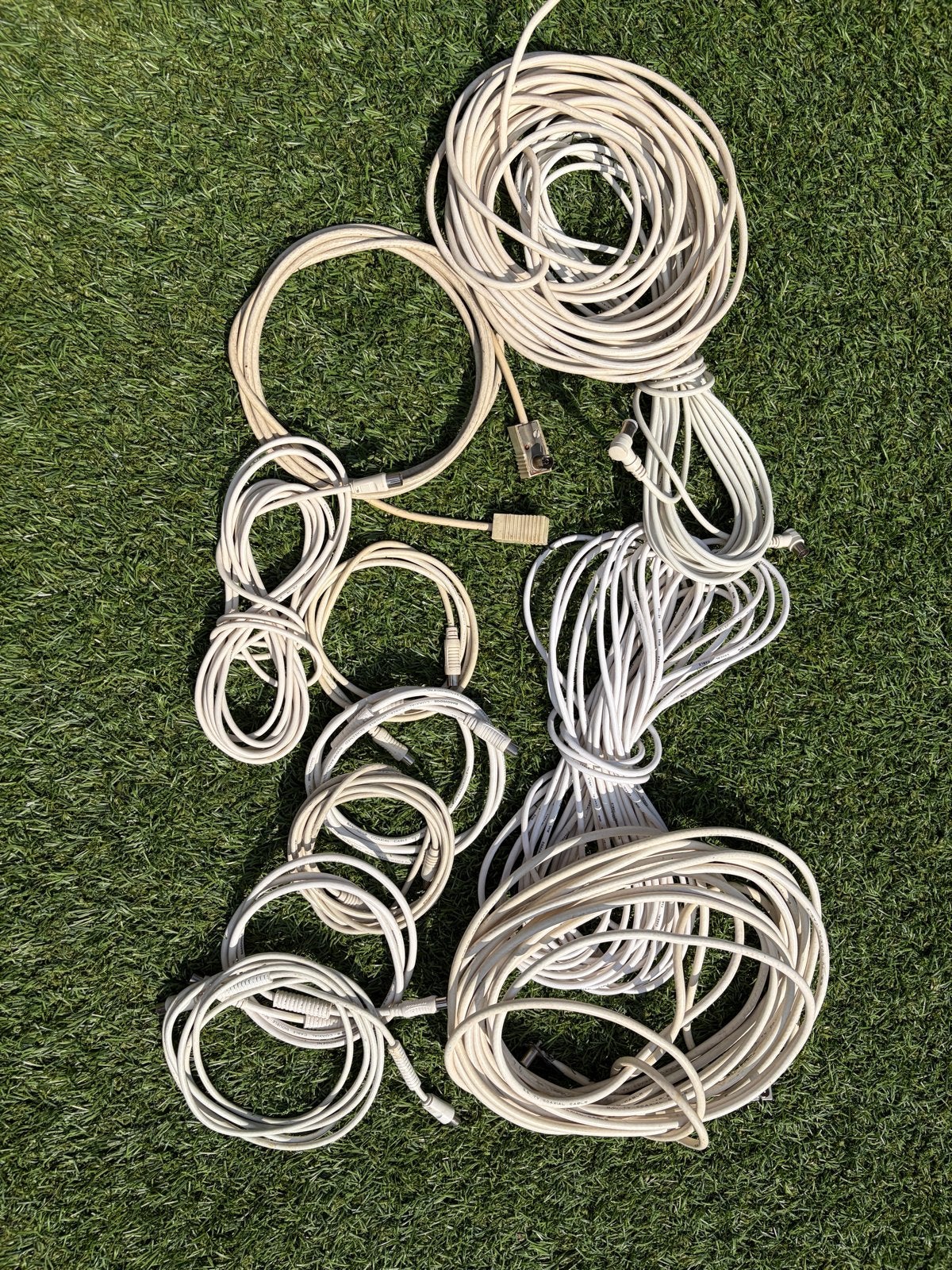 Coaxiaal Kabels verschillende lengtes, Ophalen, Gebruikt, 2 tot 5 meter, Scartkabel