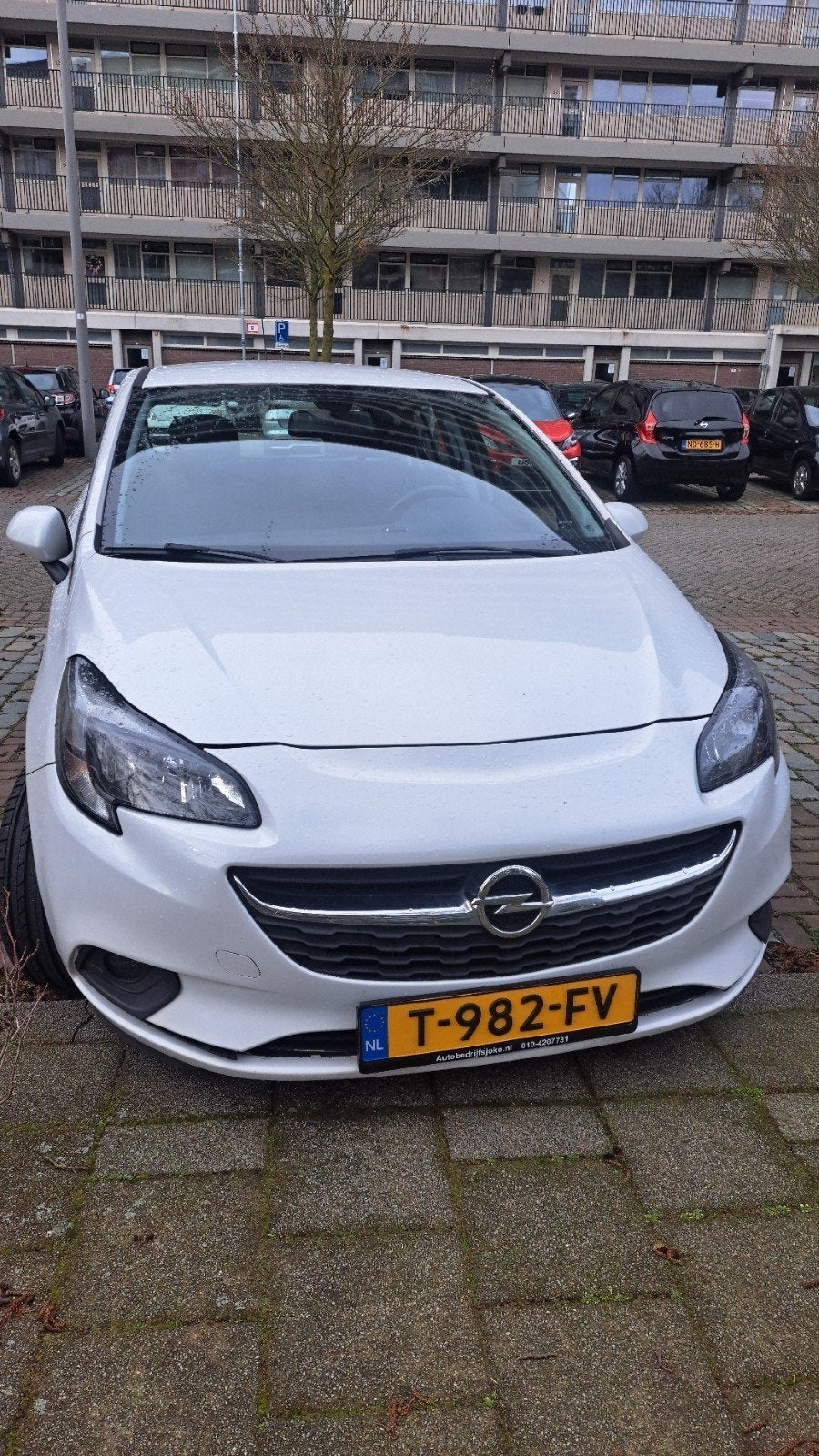 opel corsa, Auto's, Voorwielaandrijving, Stof, Zwart, Wit